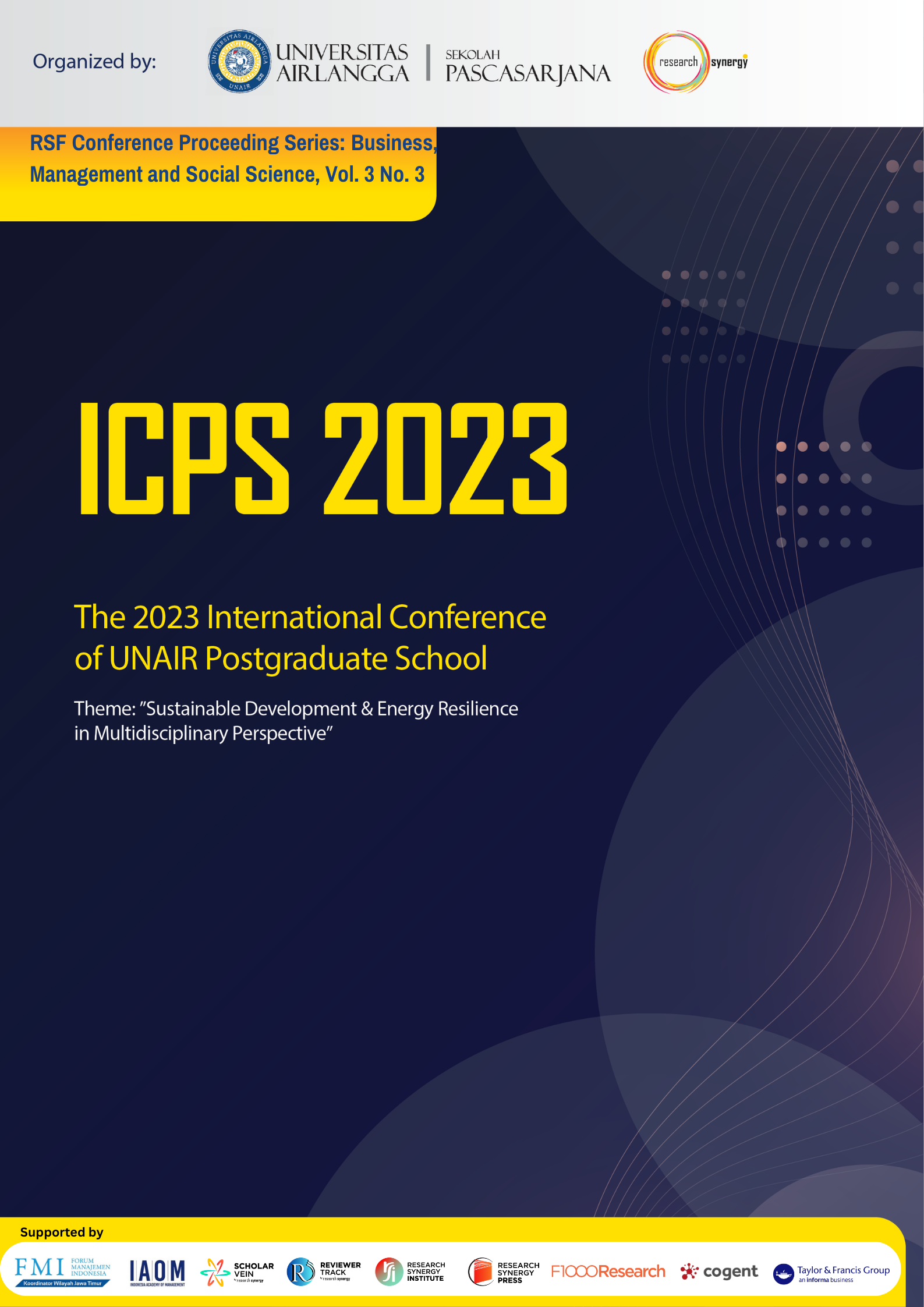 					View Vol. 3 No. 3 (2023): ICPS
				