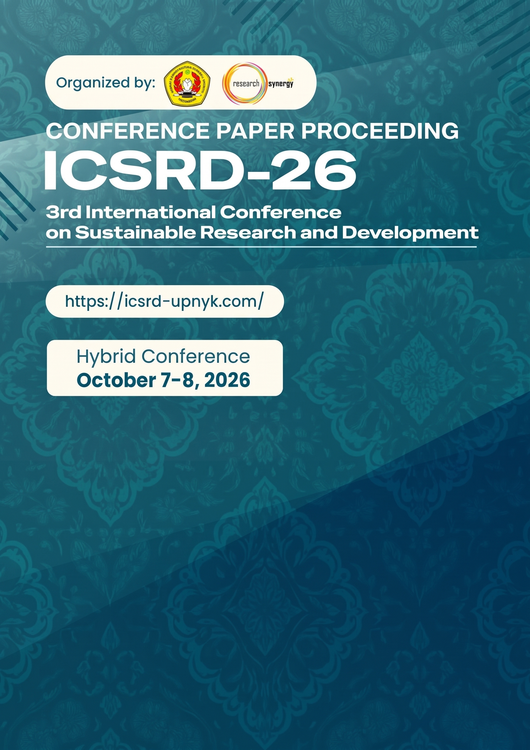 					View Vol. 5 No. 1 (2026): ICSRD-26
				